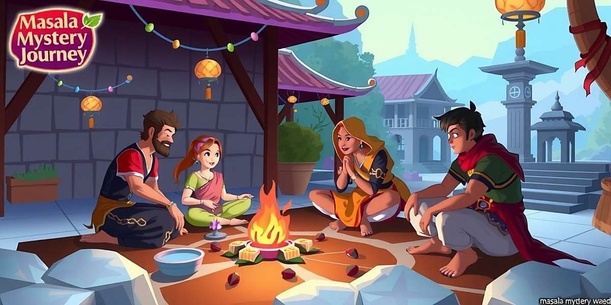 Masala Mystery Journey Festival Event Masala Mystery Journey community event showing players celebrating a festival in-game