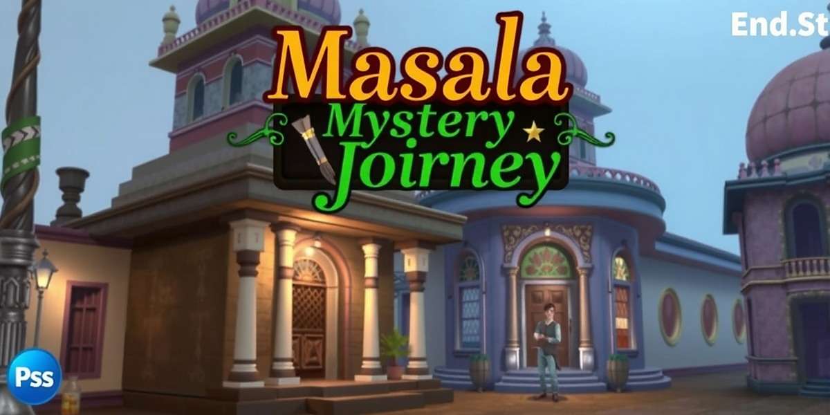 Masala Mystery Journey Official Cover Masala Mystery Journey game cover showing Indian street scene with mystery elements